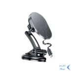 هولدر گوشی موبایل مگنتی و شارژر وایرلس Yesido مدل C313 - مشکی (گارانتی 18 ماهه تعویض نیکان همراه)