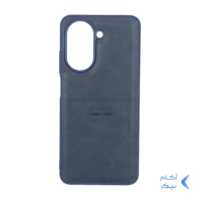 قاب طرح چرم Puloka خط دار Xiaomi Redmi A5 / Poco C71 - سرمه ای