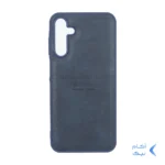 قاب طرح چرم Puloka خط دار Samsung Galaxy A15 - سرمه ای