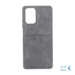 قاب طرح چرم Puloka خط دار Xiaomi Redmi Note 10 4G / Redmi Note 10S / Poco M5S - خاکستری