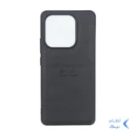 قاب طرح چرم Puloka خط دار Xiaomi Redmi Note 14 4G - مشکی