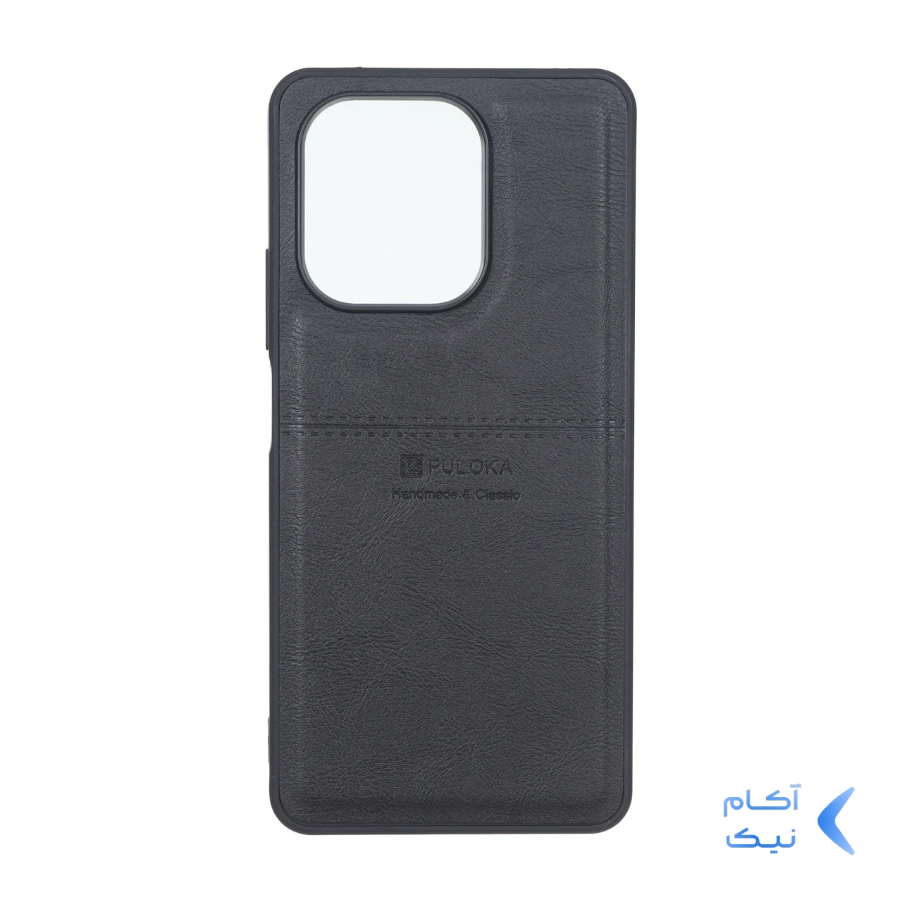 قاب طرح چرم Puloka خط دار Xiaomi Redmi Note 13 4G - مشکی قاب طرح چرم Puloka خط دار Xiaomi Redmi Note 13 4G - مشکی