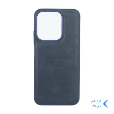 قاب طرح چرم Puloka خط دار Xiaomi Redmi 15C / Poco C85 - سرمه ای