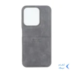 قاب طرح چرم Puloka خط دار Xiaomi Redmi 15C / Poco C85 - خاکستری