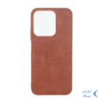 قاب طرح چرم Puloka خط دار Xiaomi Redmi 15C / Poco C85 - قهوه ای