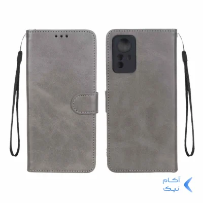 کیف موبایل مگنتی درجه یک MNC مدل Xiaomi Redmi Note 12S - خاکستری