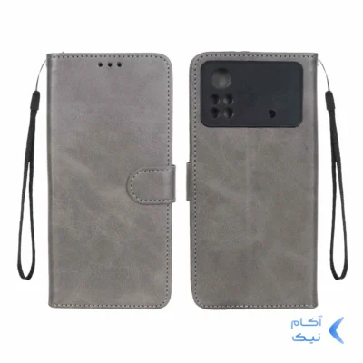 کیف موبایل مگنتی درجه یک MNC مدل Xiaomi Poco X4 Pro - خاکستری