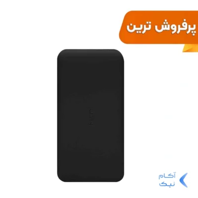 پاوربانک Xiaomi 20000mAh مدل Redmi PB200LZM Global 18W - مشکی - اصل چین (گارانتی یک ساله شرکتی)