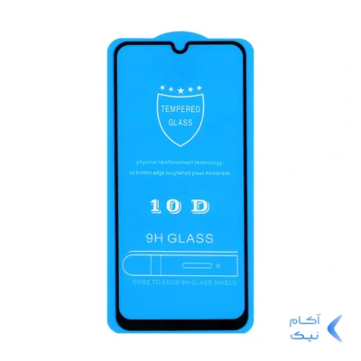 محافظ صفحه نمایش شیشه ای Samsung A20 / A30 / A30S / A50 / A50S / M10S / M21 / M21S / M30 / M30S / M31 / Redmi Note 7 / Note 7 pro / Note 7s / Honor 9a / Y6p - Full Cover 10D (بدون پک) - مشکی