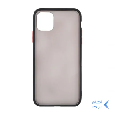 قاب پشت مات Apple iPhone 11 Pro Max-مشکی قرمز