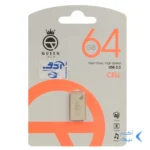 فلش مموری Queen tech USB2.0 مدل CELL ظرفیت 64GB - نقره ای (گارانتی مادام العمر شرکت آی تین)