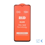 محافظ صفحه نمایش شیشه ای Samsung A12 / A02 / A02S / A03 / A03S / A03 Core / A04 / A04S / A04E / A13 / A23 / A32 5G / M02 / M04 / M12 / M13 / M23 / M33 /F13 / A1 Plus / A2 Plus / M4 / M5 / C30 / C30S - Full Cover 21D (بدون پک)