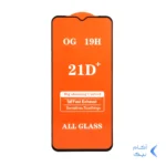 محافظ صفحه نمایش شیشه ای Samsung A12 / A02 / A02S / A03 / A03S / A03 Core / A04 / A04S / A04E / A13 / A23 / A32 5G / M02 / M04 / M12 / M13 / M23 / M33 /F13 / A1 Plus / A2 Plus / M4 / M5 / C30 / C30S - Full Cover 21D (بدون پک)