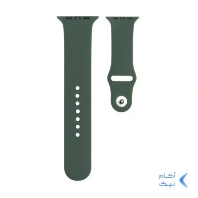 بند سیلیکونی اورجینال اپل واچ سایز 38/40/41 - سبز ارتشی