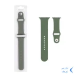 بند سیلیکونی اورجینال اپل واچ سایز 42/44/45/46/49 میلیمتری - سبز ارتشی کد1