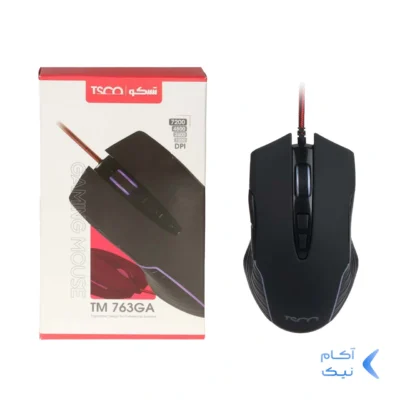 ماوس باسیم گیمینگ TSCO مدل TM 763 - مشکی