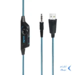 هدفون با سیم گیمینگ TSCO مدل TH 5153 - مشکی آبی