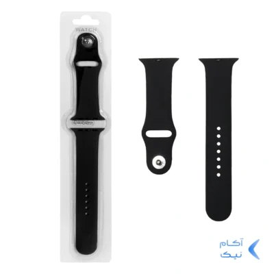 بند سیلیکونی اورجینال اپل واچ سایز 42/44/45/46/49 میلیمتری - خاکستری