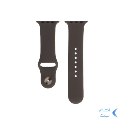 بند سیلیکونی اورجینال اپل واچ سایز 42/44/45/46/49 میلیمتری - دودی