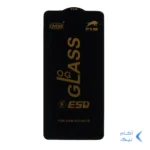 محافظ صفحه نمایش شیشه ای درجه یک Samsung A21S / F52 / Xiaomi Poco X3 GT / Poco F4 GT / Redmi Note 10 Pro 5G - Full Cover OG - ESD OVOG - (بدون پک) - مشکی