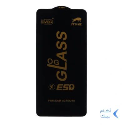 محافظ صفحه نمایش شیشه ای درجه یک Samsung A21S / F52 / Xiaomi Poco X3 GT / Poco F4 GT / Redmi Note 10 Pro 5G - Full Cover OG - ESD OVOG - (بدون پک) - مشکی