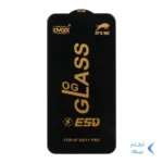 محافظ صفحه نمایش شیشه ای درجه یک Apple iphone X / XS / 11 Pro - Full Cover OG - ESD OVOG (بدون پک) - مشکی