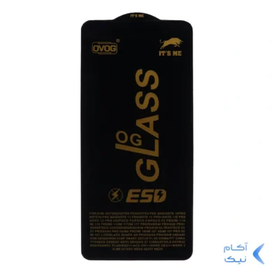 محافظ صفحه نمایش شیشه ای درجه یک Xiaomi Poco X3 / Poco X3 Pro / Redmi Note 9S / Redmi Note 9 Pro / Redmi Note 9 Pro Max / Poco F5 Pro / Mi 12T / Mi 12T Pro / Mi 11T / Mi 11T Pro / Mi 10T / Mi 10T Pro / Samsung M54 / F54 - Full Cover OG - ESD OVOG