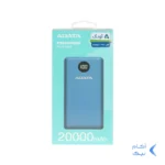 پاوربانک PD و فست شارژ ADATA 20000mAh مدل P20000QCD 18W - سرمه ای (گارانتی آونگ)
