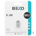 فلش مموری BEXO USB2.0 مدل B-309 ظرفیت 64GB - نقره ای (گارانتی داده پردازی آواتک)