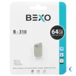 فلش مموری BEXO USB2.0 مدل B-310 ظرفیت 64GB - نقره ای (گارانتی داده پردازی آواتک)