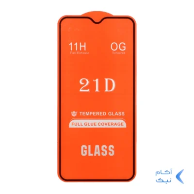 محافظ صفحه نمایش شیشه ای Xiaomi Redmi Note 8 / Redmi 8 / Redmi 8a - Full Cover 21D - مشکی (بدون پک)