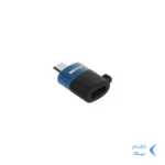 تبدیل NITU Type-C TO MicroUSB مدل CN13 - مشکی آبی (گارانتی 18 ماه تعویض نیکان همراه)