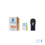 Queen tech microSDHC & adapter & رم ریدر U3 Class 10 566X plus -85MB/s - 64GB - مشکی