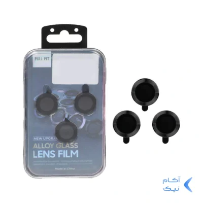 محافظ لنز رینگی اورجینال Apple iPhone 13 / 13 Mini / 12 Pro Max - مشکی (پک بزرگ)