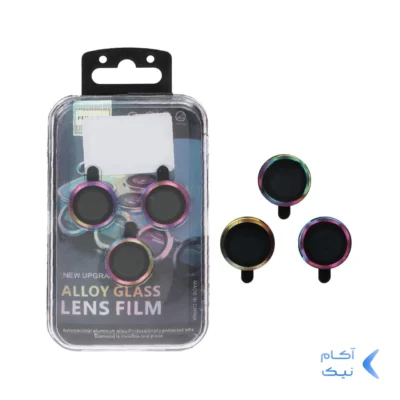 محافظ لنز رینگی اورجینال Apple iPhone 13 Pro / 13 Pro Max - هفت رنگ (پک بزرگ)