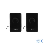 اسپیکر رومیزی (دسکتاپ) دو تکه TSCO مدل TS 2058 - مشکی RGB دار