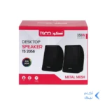 اسپیکر رومیزی (دسکتاپ) دو تکه TSCO مدل TS 2058 - مشکی RGB دار