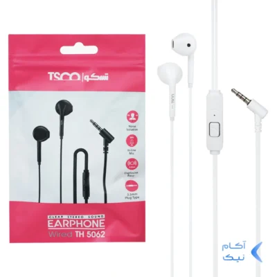 هندزفری با سیم TSCO مدل TH 5062 - سفید