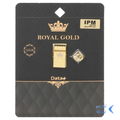 Data Plus Royal Gold USB2.0 Flash Memory - 32GB طلایی (گارانتی مادام العمر IPM)