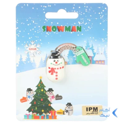 X-ENERGY SNOWMAN USB2.0 Flash Memory - 32GB عروسکی (گارانتی مادام العمر IPM)