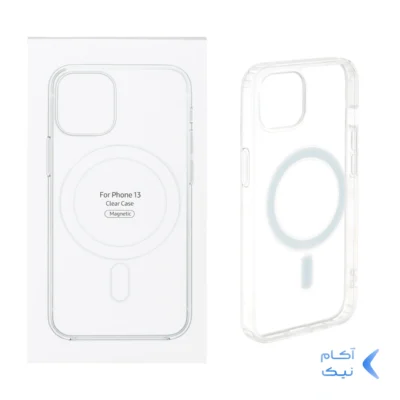 قاب شفاف Apple iPhone 13 / iPhone 14 با قابلیت شارژ MagSafe (پک دار)