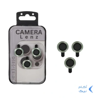 محافظ لنز رینگی اورجینال Apple iPhone 11 / 11 Pro / 11 Pro Max / 12 / 12 Pro / 12 Mini - سبز (پک بزرگ)