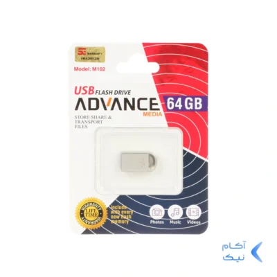 Advance M102 USB2.0 Flash Memory - 64GB نقره ای