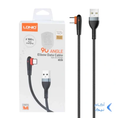 کابل شارژ فست LDNIO Type-C مدل LS561 - مشکی (اصلی)