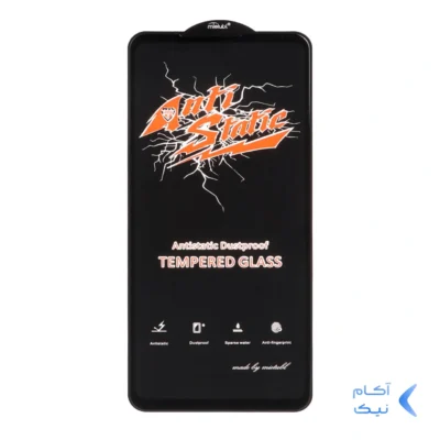 محافظ صفحه نمایش شیشه ای Samsung A21S / F52 / Xiaomi Poco X3 GT / Poco F4 GT / Redmi Note 10 Pro 5G - Full Cover Anti Static Mietubl (بدون پک) - مشکی