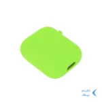 کاور ایرپاد سیلیکونی اورجینال Apple Airpods 1 / 2 - فسفری