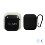 کاور ایرپاد سیلیکونی اورجینال Apple Airpods 1 / 2 - مشکی