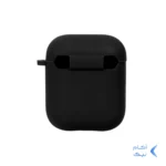 کاور ایرپاد سیلیکونی اورجینال Apple Airpods 1 / 2 - مشکی