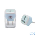 تبدیل برق 3 به 2 هادرون مدل A10-1 - آبی (بسته 24 عددی)