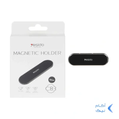 هولدر گوشی موبایل مگنتی Yesido C83 - نقره ای